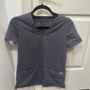 Figs Catarina scrub top / Charcoal XXS